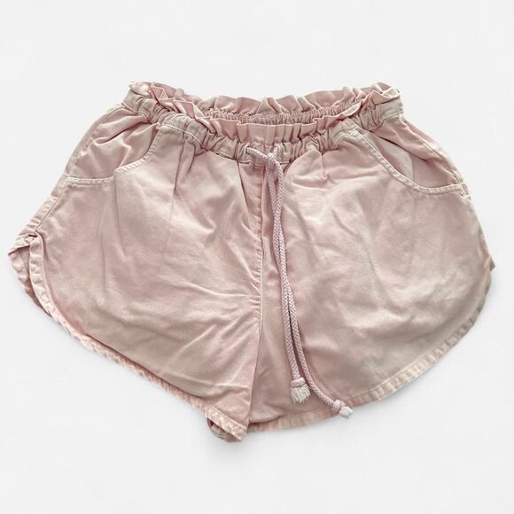 Xirena Pink Lavender Wesley Paperbag Rope-Belt Cottagecore Coastal Shorts  small - Picture 4 of 7